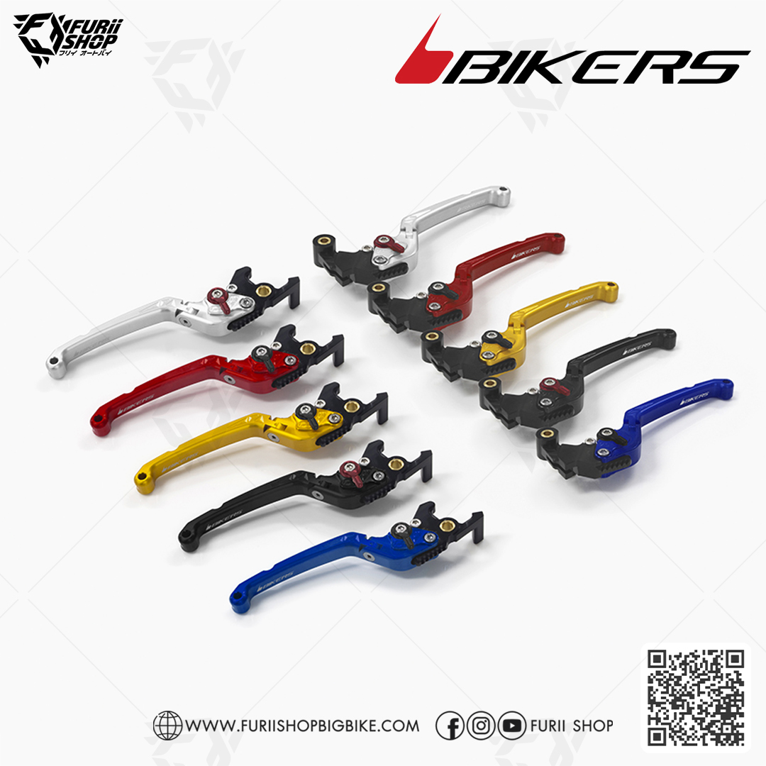 มือเบรกหน้า - มือคลัตช์ปรับระดับพับได้ (Y0539) Bikers Folding Adjustable Front Brake-Clutch Lever : for Yamaha YZF-R3 2015-2018