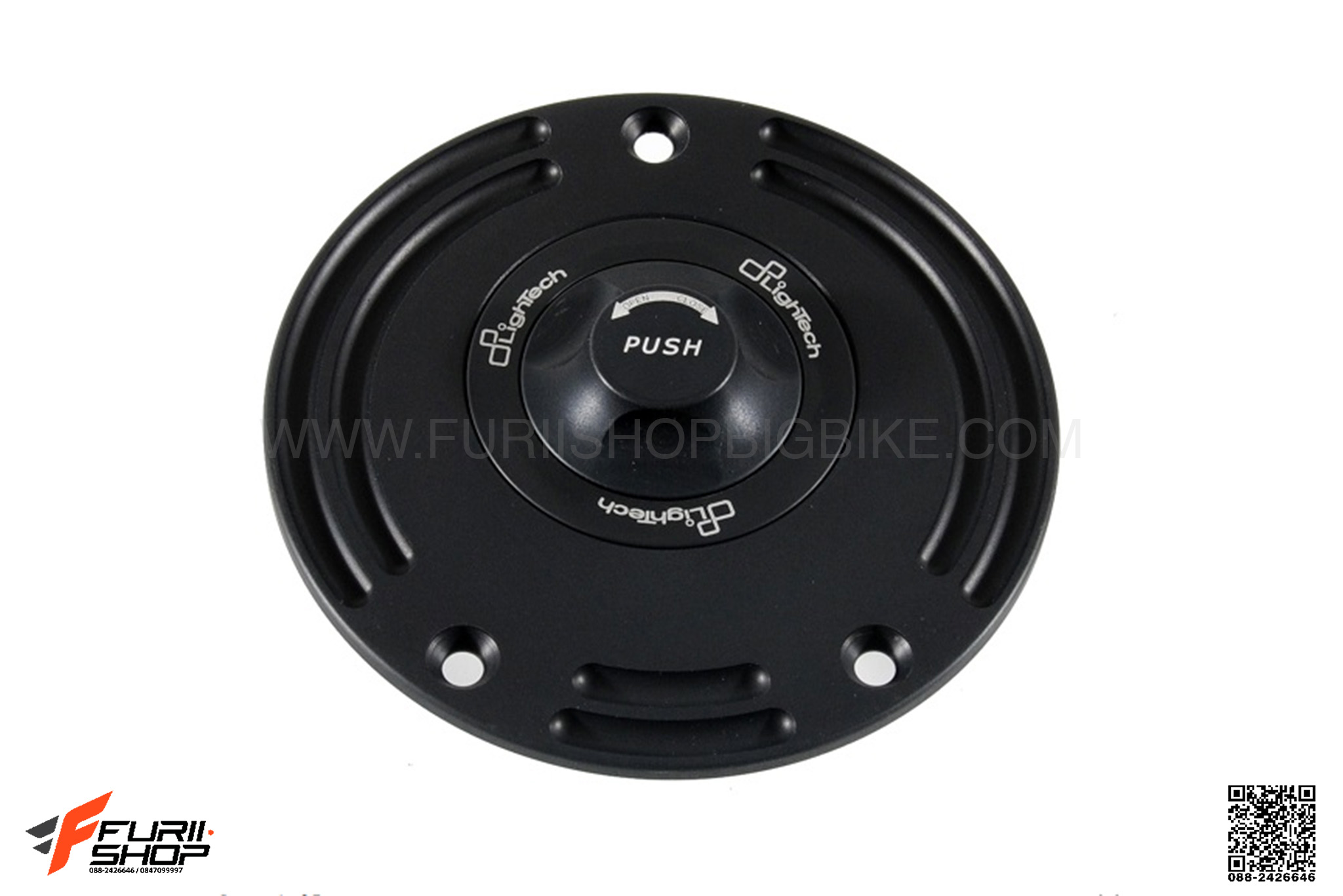 ฝาถังน้ำมัน LIGHTECH สีดำ FOR BMW S1000RR/S1000R