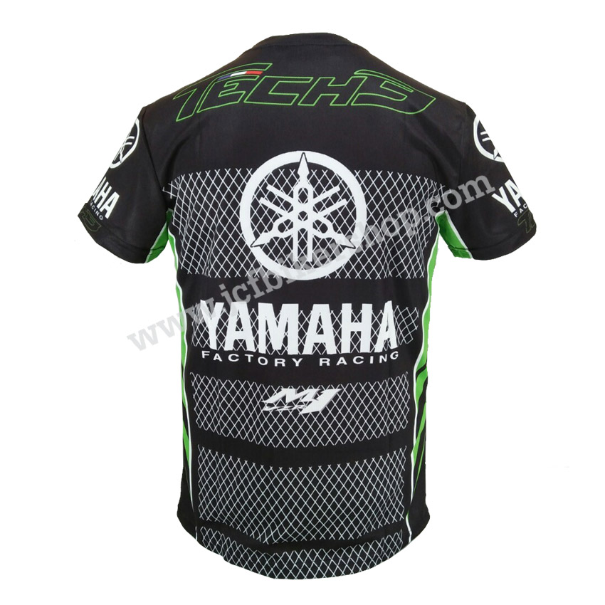 เสื้อยืดแขนสั้น YAMAHA #JT562 เนื้อผ้า ไฟเบอร์นาโน ซึมซับเหงื่อและปกป้องกลิ่นอับชื้นได้ดี
