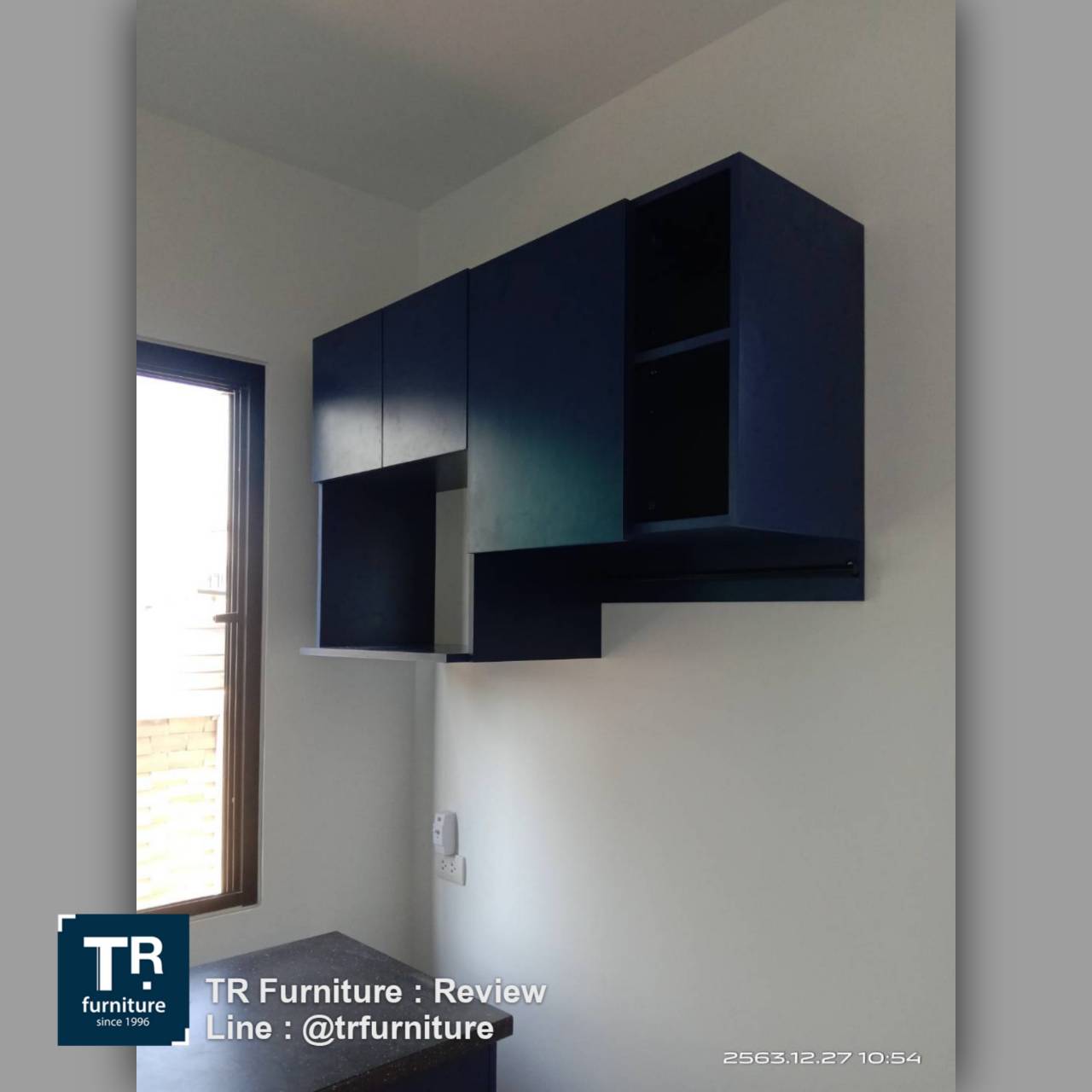 ชุดตู้ครัวสำเร็จรูป รุ่น Saffron 1.2 ม. Top เรียบ