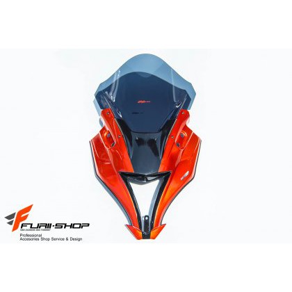 ชิวหน้า MOTOZAAA ทรง ZX10R สีส้ม FOR KAWASAKI NINJA300