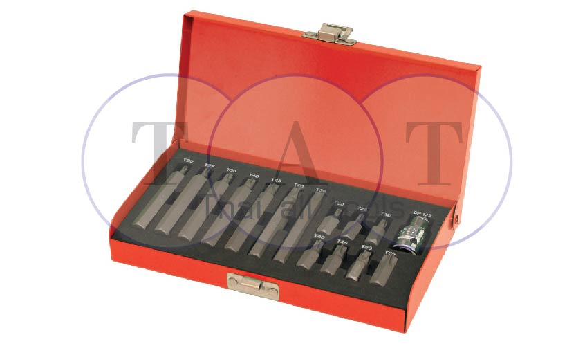 ชุดดอกไขควง 15 ชิ้น/ชุด 10 mm AF HEXAGON DRIVE SCREWDRIVER BIT SET KENNEDY