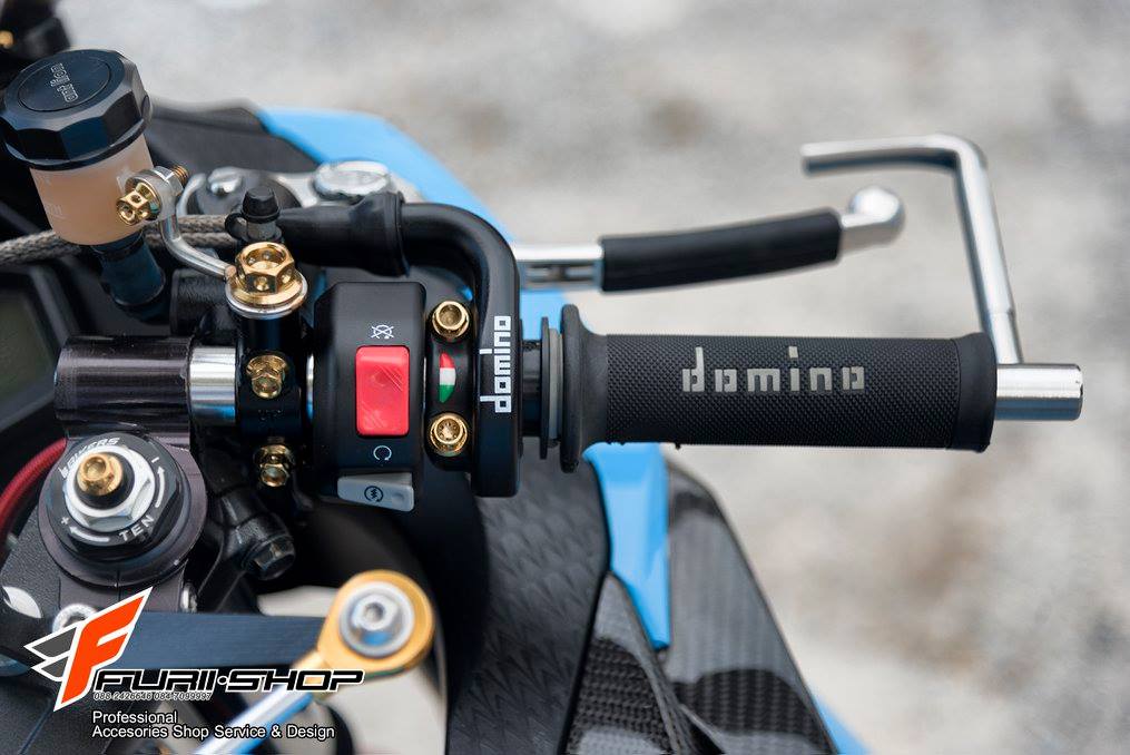ประกับ DOMINO รุ่น KRR03 Universal Dual Cable สีดำ