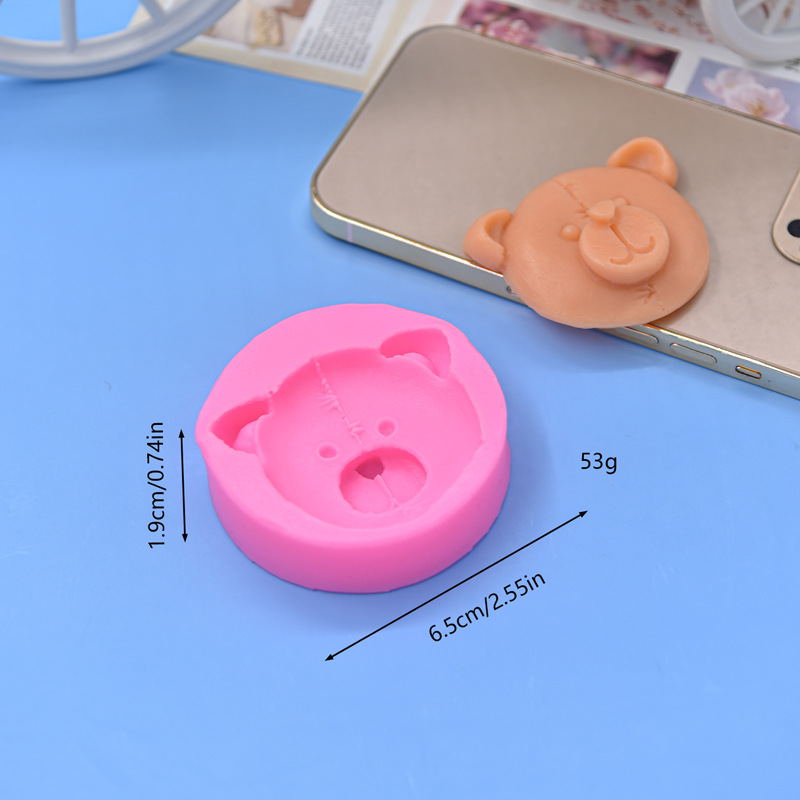 แม่พิพม์ซิลิโคน พิพม์วุ้น พิมพ์ฟองดอง พิพม์อาหลัว พิพม์ขนม หมี