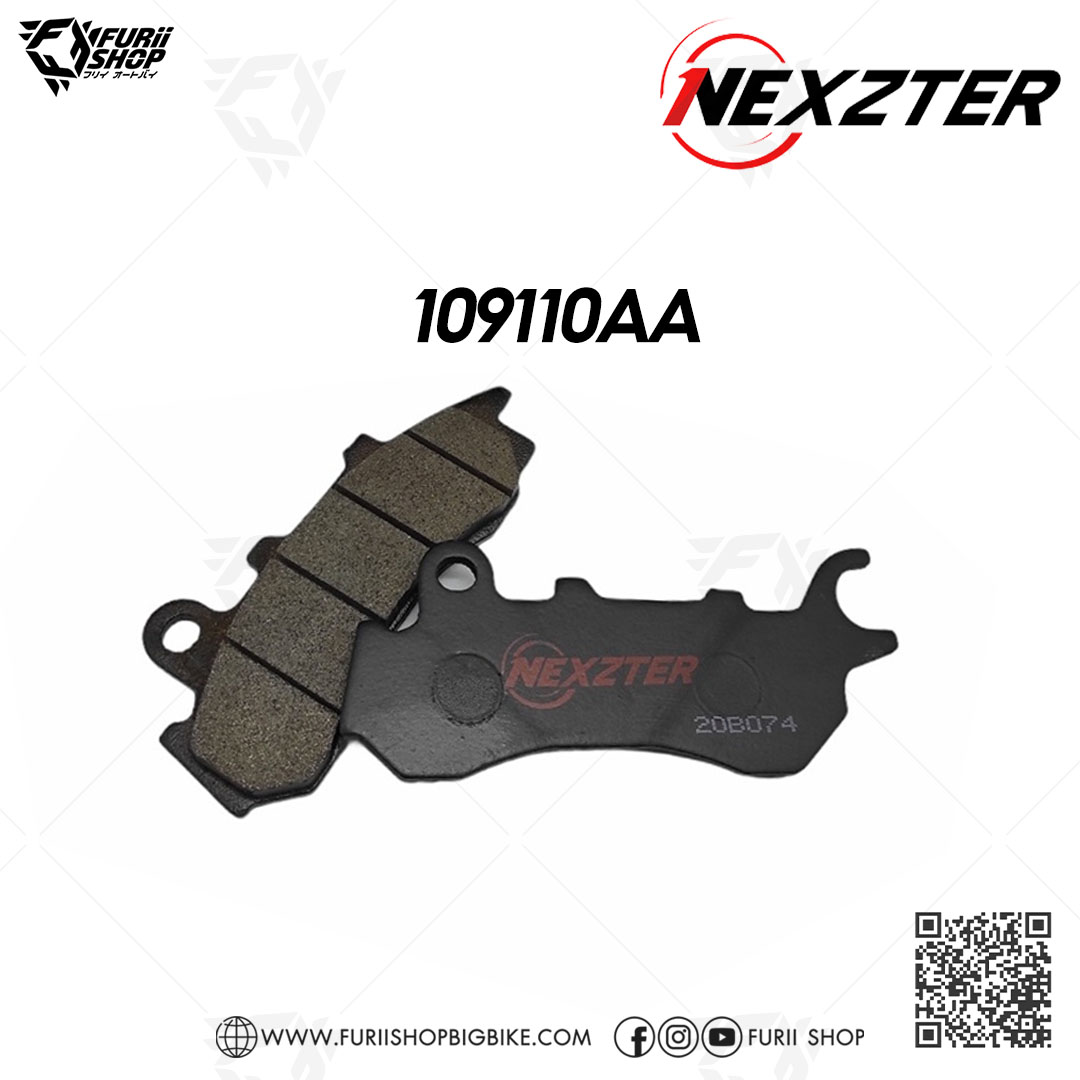 ผ้าเบรก Nexzter NEXT Part NO. 109110AA (F) : for Honda New PCX ปี 18+ / New Zoomer X Combine