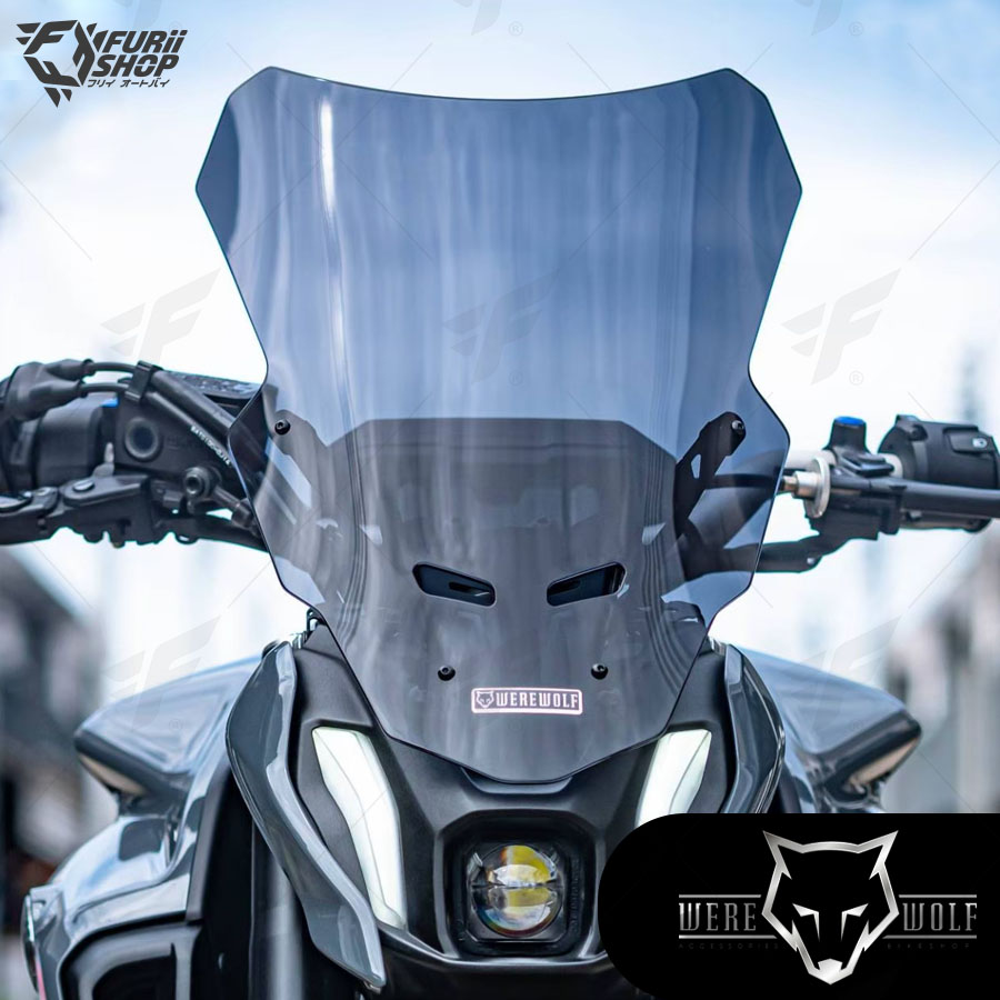 ชิลด์หน้า Were Wolf GT-01 Smoke M531 : for Yamaha MT07 2018-2022