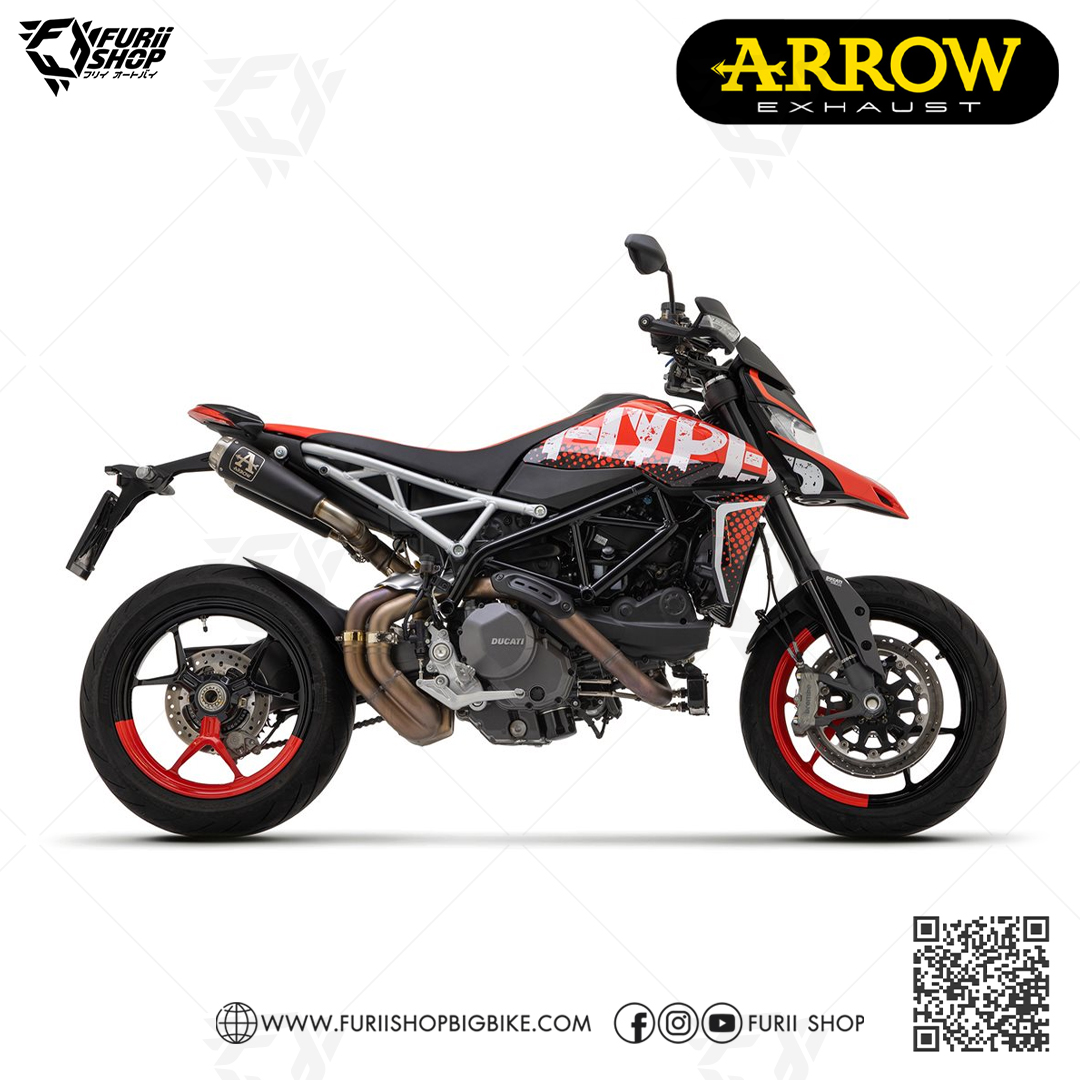 ท่อ ARROW SLIP ON MOTOGP BLACK FOR Ducati Hypermotard 950 2019
