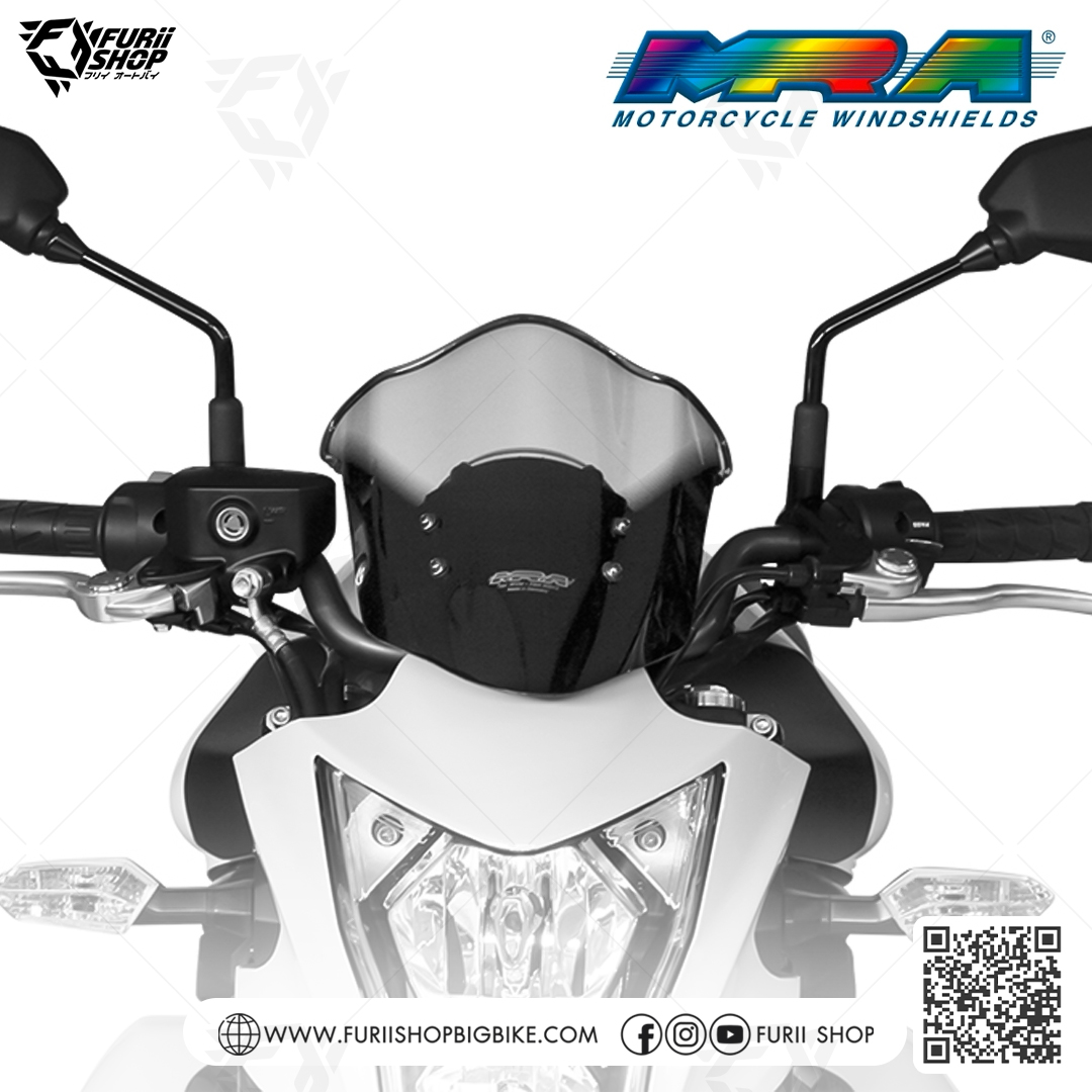 ชิลด์ MRA Windshield : for Kawasaki ER6N/F 2012-2016