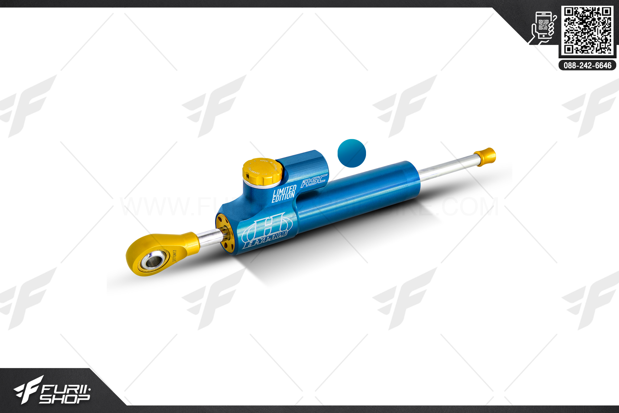 กันสะบัด HYPERPRO RSC Limited Edition (Furii Shop) สี Blue GP