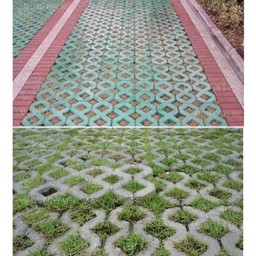 แม่พิมพ์บล็อคคอนกรีต ลาย8เหลี่ยม ขนาด 40x20x8 cm