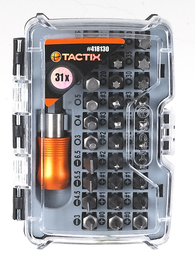 ชุดดอกไขควง 418130 TACTIX 31ตัวชุด