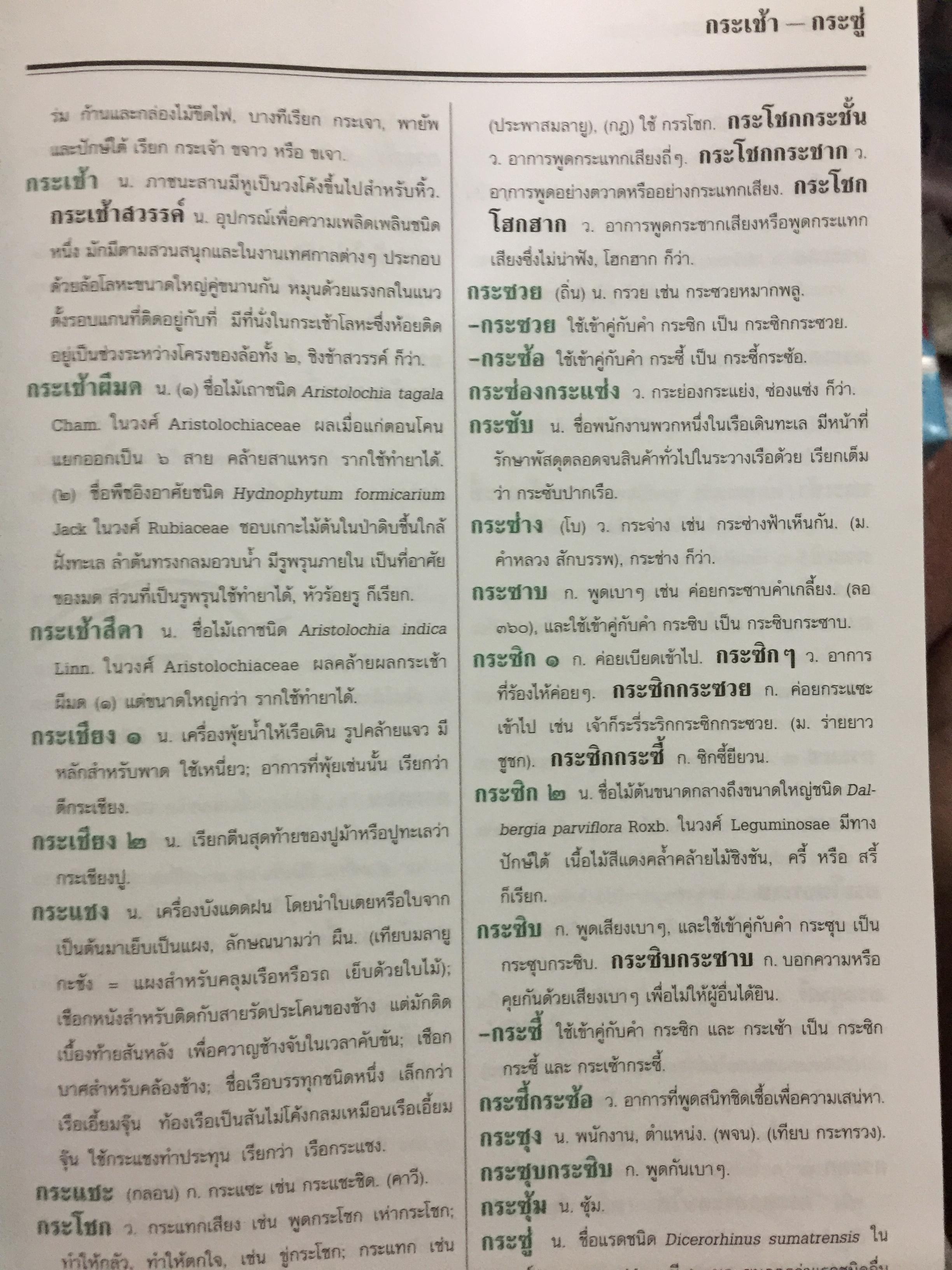 พจนานุกรม ฉบับราชบัณฑิตยสถาน พ.ศ. 2525 พิมพ์ครั้งที่ 6 พ.ศ.2539. 650 กรัม