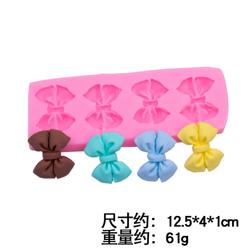 พิมพ์ซิลิโคนของโบว์เลือกแบบ