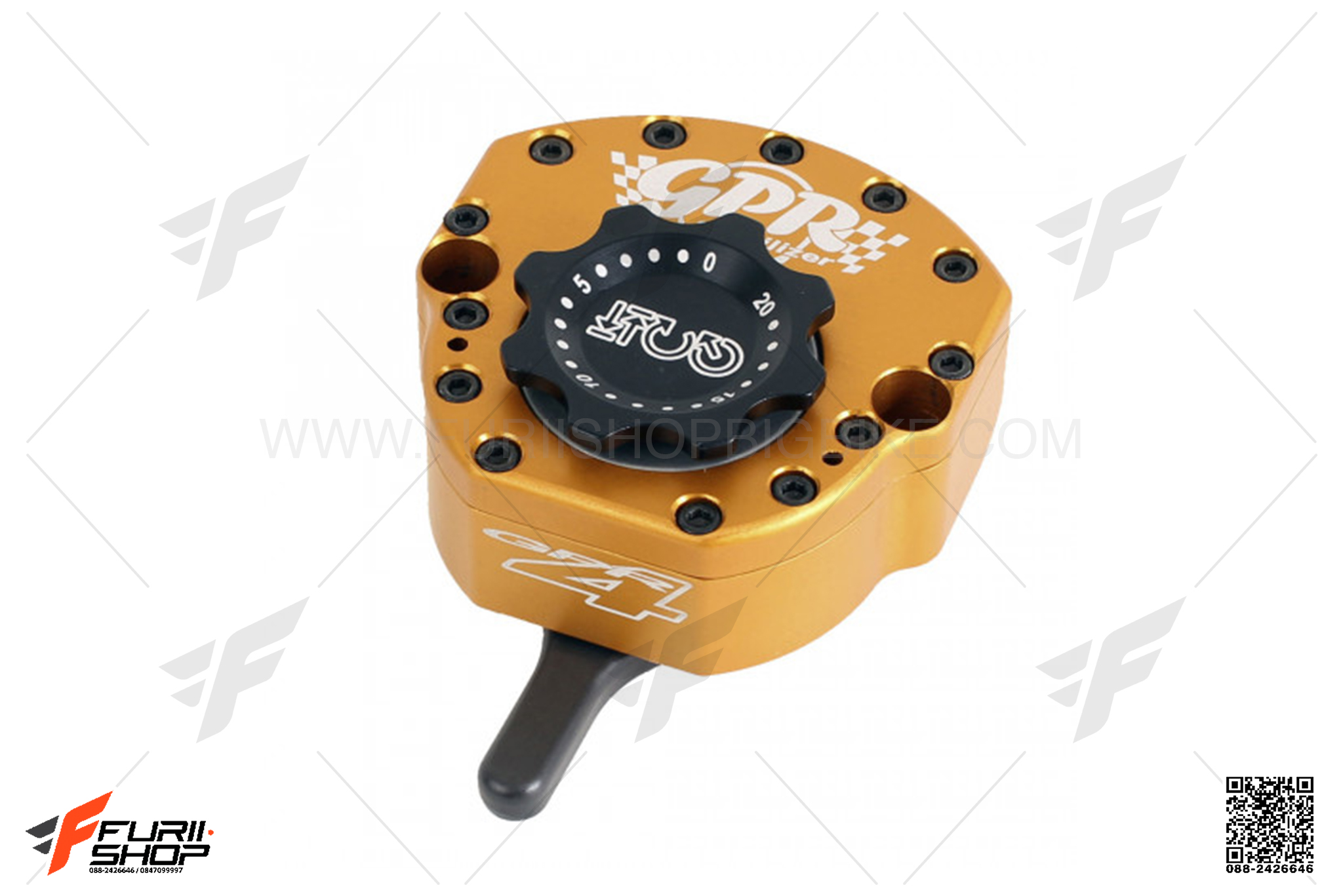 กันสะบัด GPR สีทอง FOR YAMAHA R1/R1M