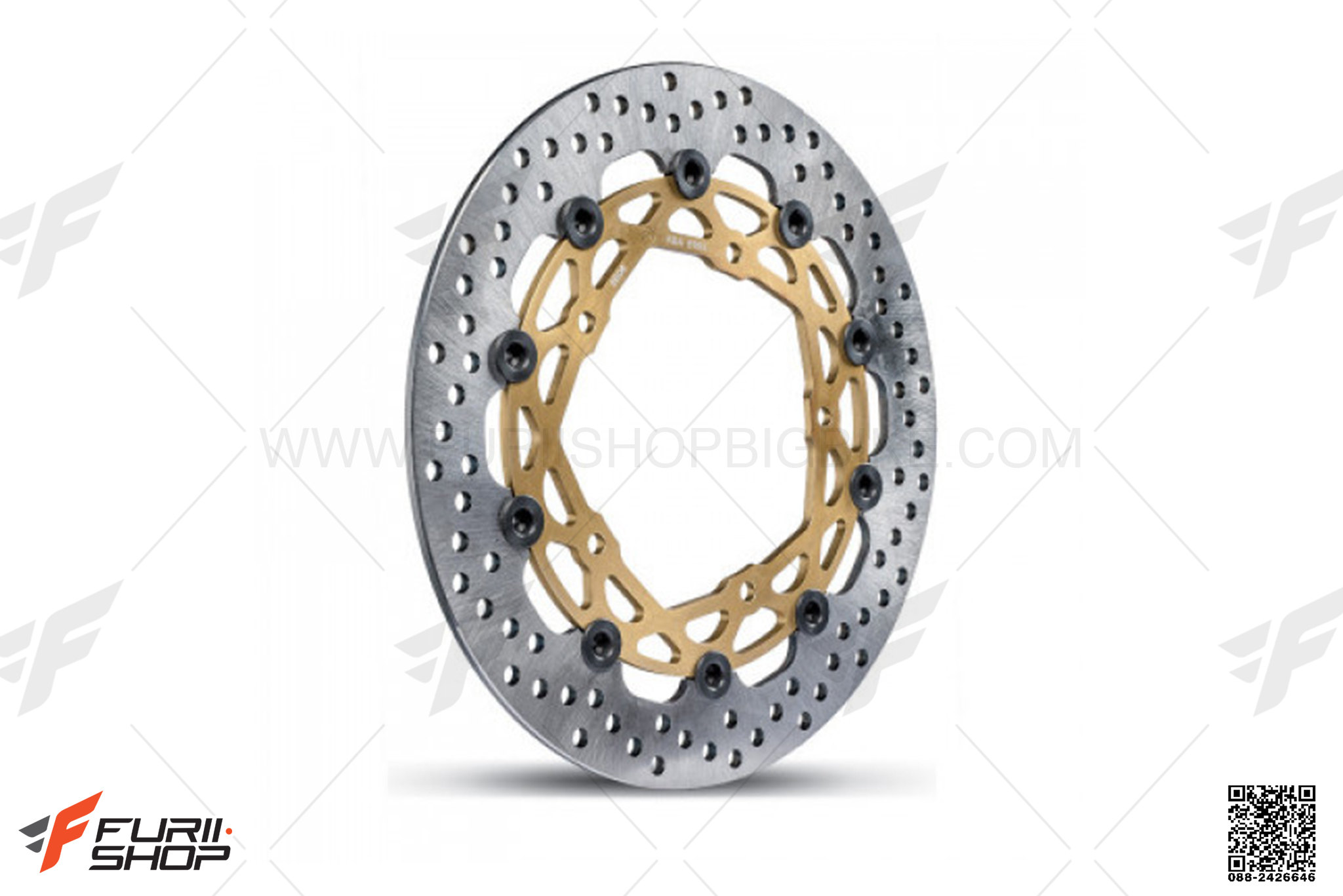 จานเบรคหน้า BREMBO HP FOR KAWASAKI ZX6R 2019 จานเบรค จานเบรก