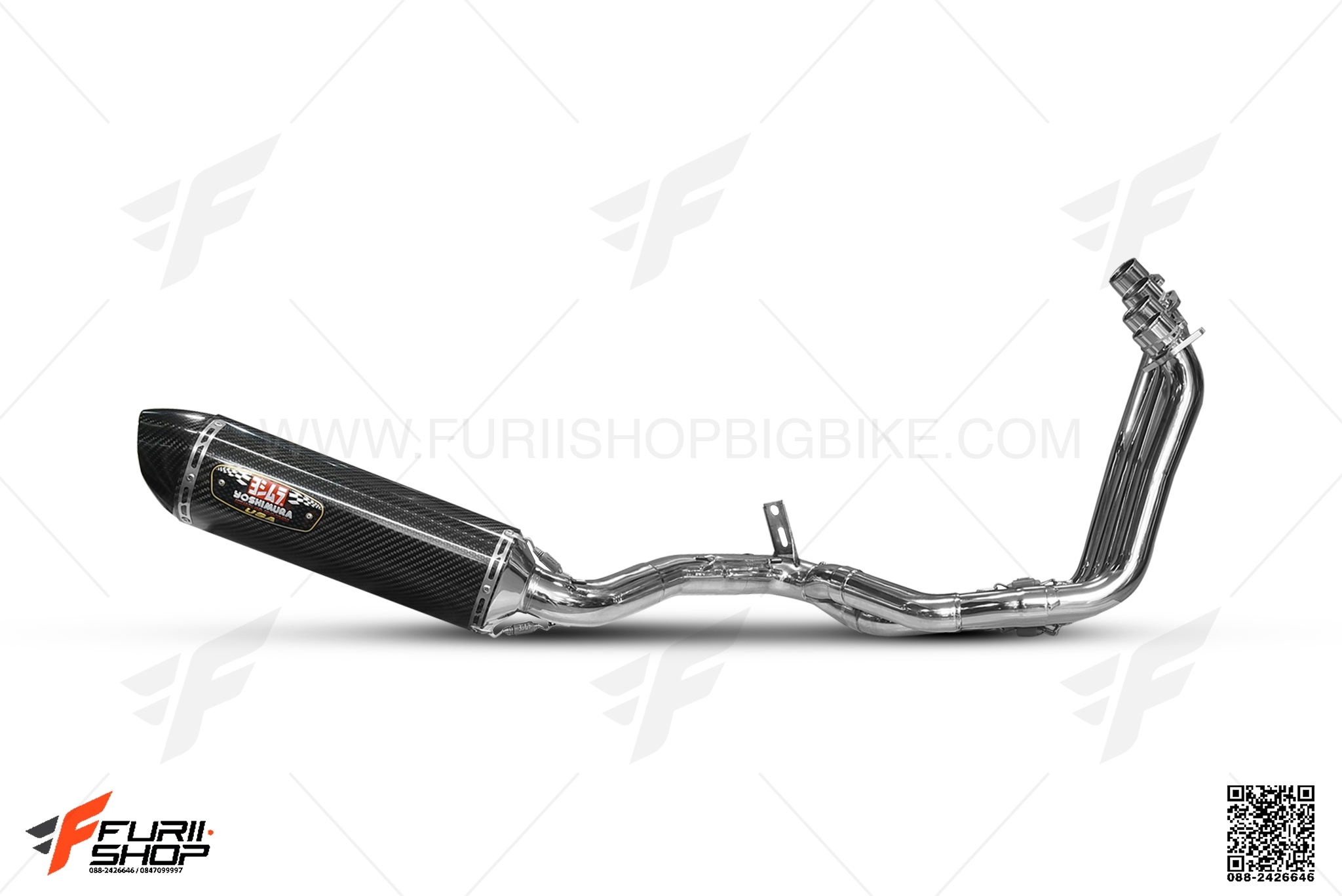 ท่อ YOSHIMURA R-77 FULL SYSTEM CARBON FOR HONDA CB650F/CBR650F