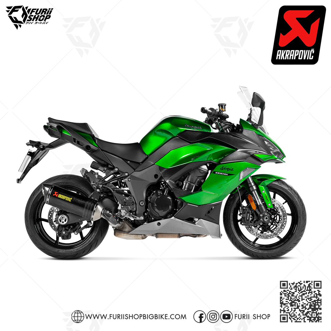 ท่อแต่ง Akrapovic Slip on Carbon : for Kawasaki Ninja1000 SX 2020