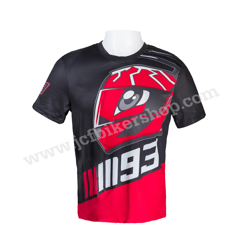 เสื้อยืดขี่มอเตอร์ไซค์ เสื้อยืดมอเตอร์ไซค์ เสื้อยืดแขนสั้น HELMET Ant93 Dri-fitเนื้อผ้าPolyester100%ระบายอากาศได้ดีไม่เหนียวติดตัวสวมใส่สบาย