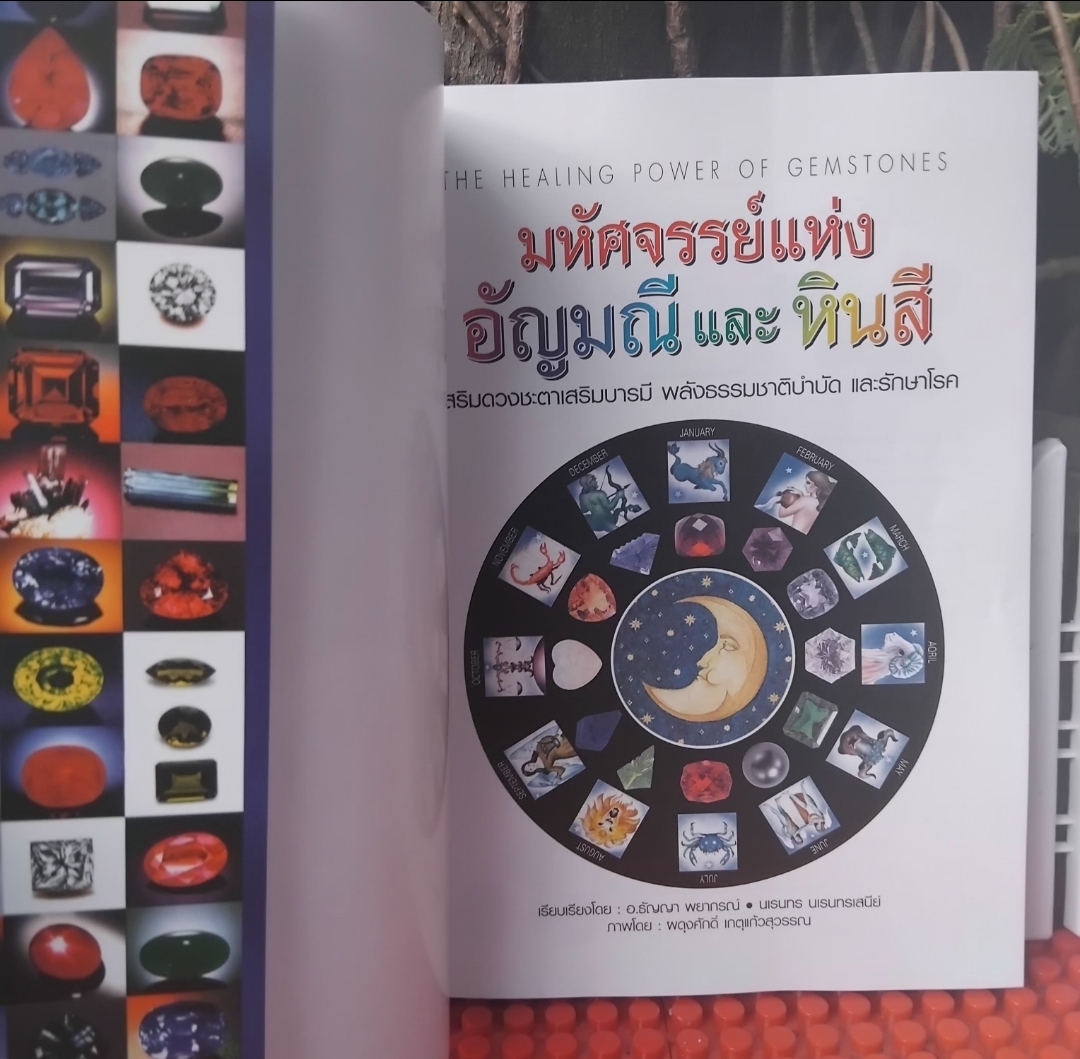 มหัศจรรย์แห่งอัญมณีและหินสี โดย อ.ธัญญา พยากรณ์ ภาพสีทั้งเล่ม เสริมชะตาบารมี ธรรมชาติบำบัดรักษาโรค