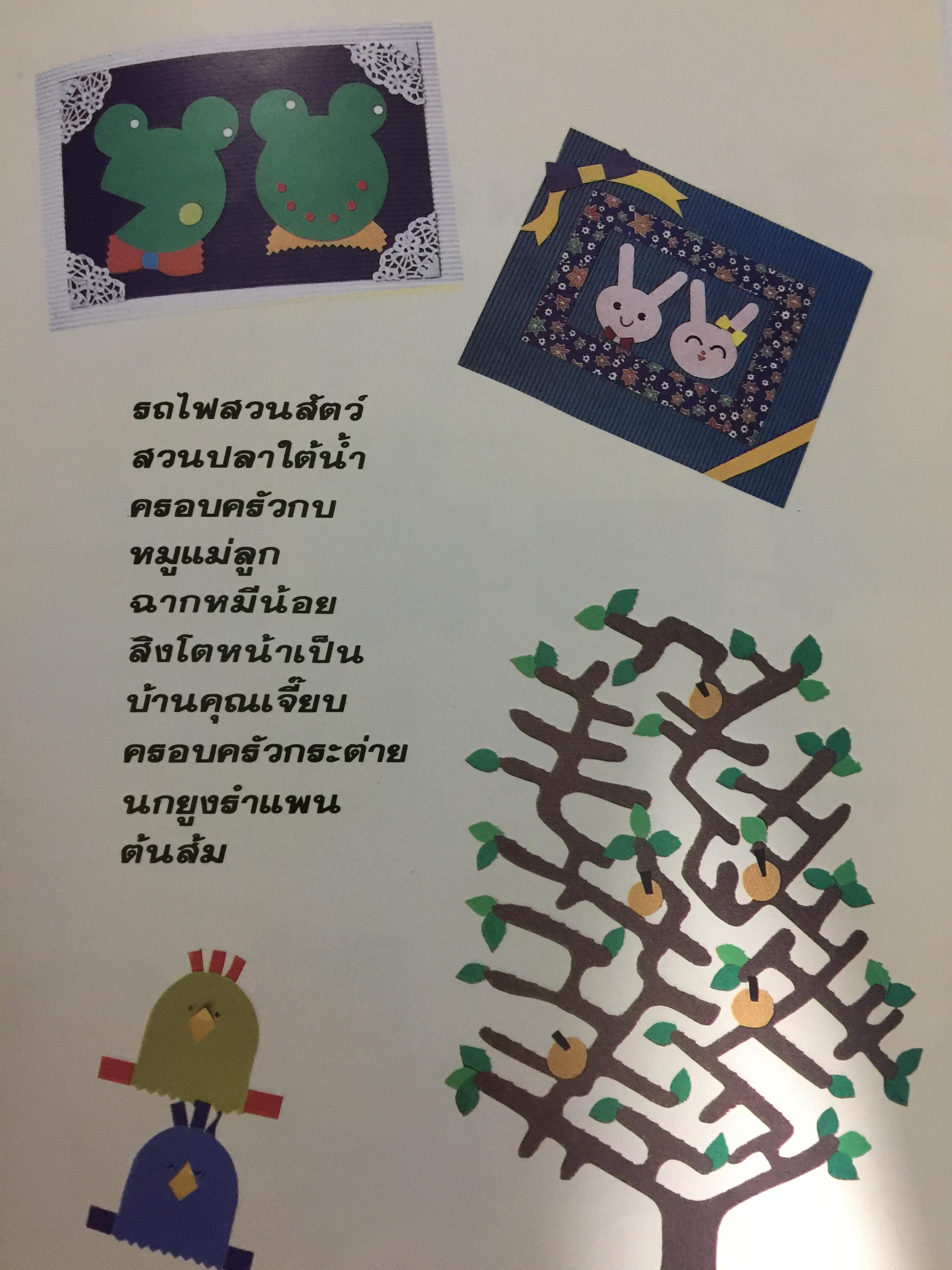 ตกแต่งป้ายนิเทศ ด้วยกระดาษ รวมงานตกแต่งกระดาษชนิดต่างๆ. พร้อมแพทเทิร์นและขั้นตอนการทำโดยละเอียด ใช้สำหรับดกแต่งชั้นเรียน จัดป้ายนิเทศ ทำการ์ดของขวัญ. ผู้เขียน สุธาทิพย์ อิ่มสำราญ 0 กก.