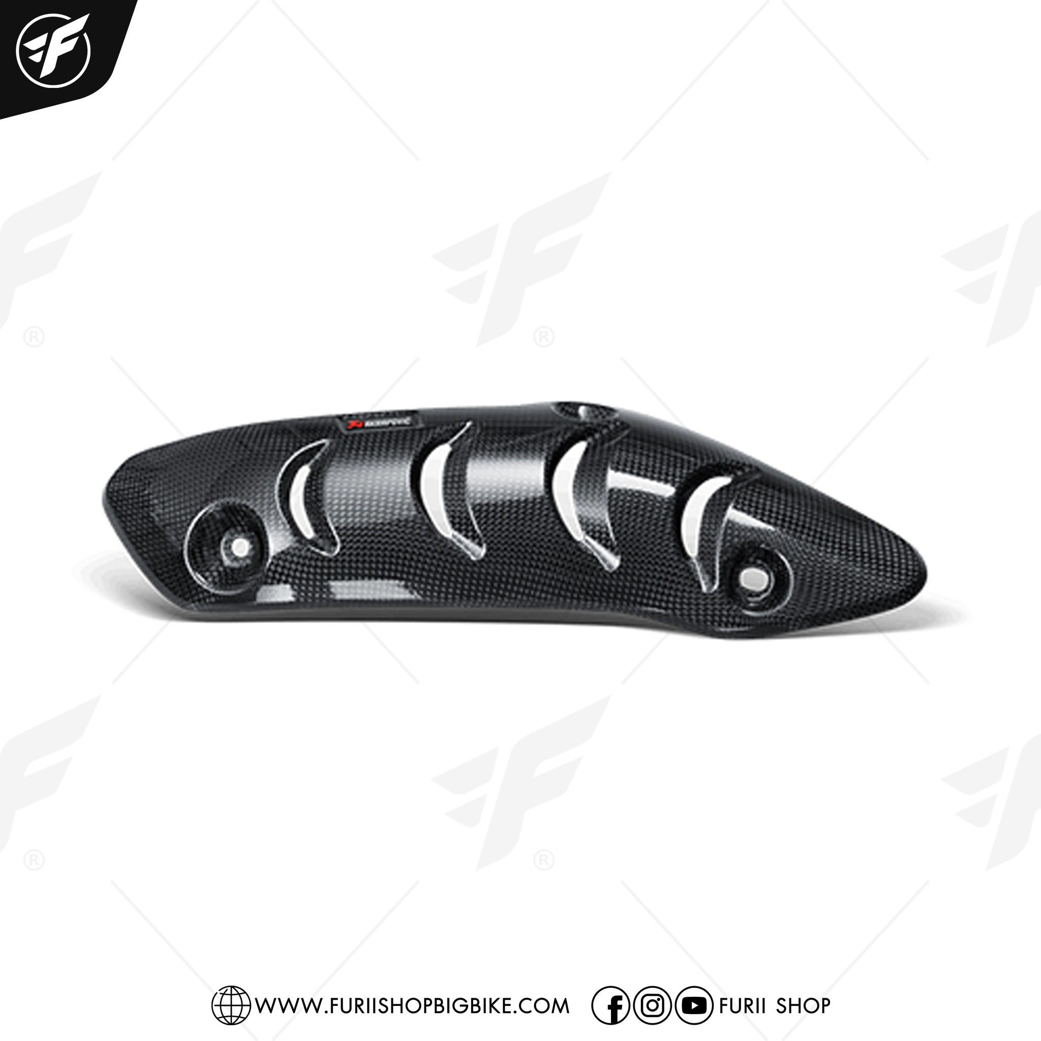 การ์ดกันความร้อน AKRAPOVIC HEAT GUARD FOR Ducati Monster 821 / 1200 14-19