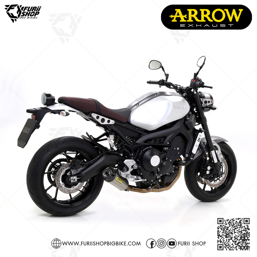 ท่อมอเตอร์ไซค์ Arrow Titanium-Carbon : for Yamaha XSR900 2017-2021