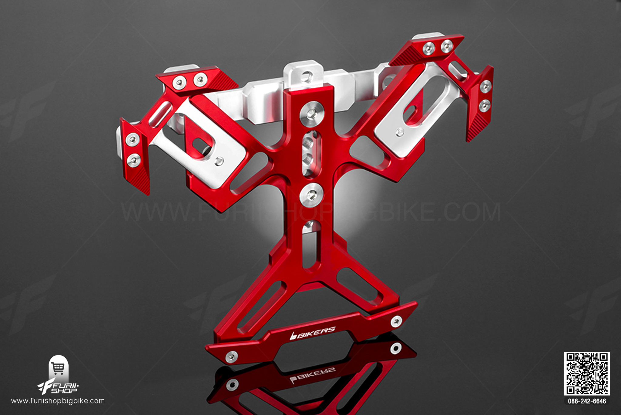 กรอบทะเบียน Rear License Support Bikers คาวาซากิ Kawasaki Ninja650, Z650, Versys650 2015-2020