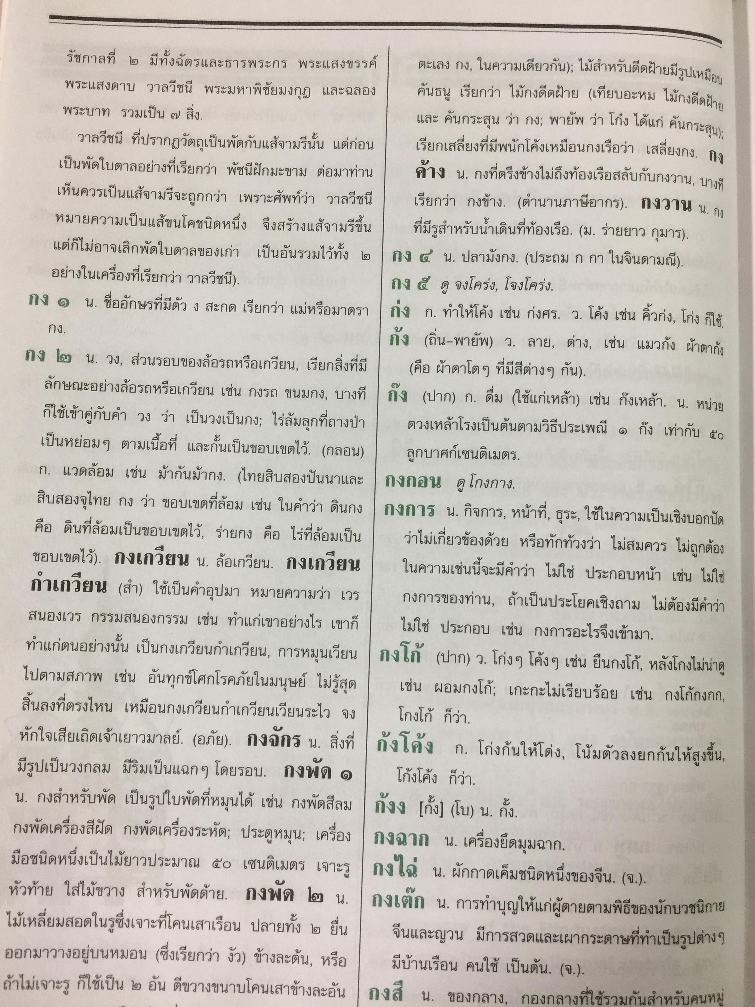 พจนานุกรม ฉบับราชบัณฑิตยสถาน พ.ศ. 2525 พิมพ์ครั้งที่ 6 พ.ศ.2539. 650 กรัม