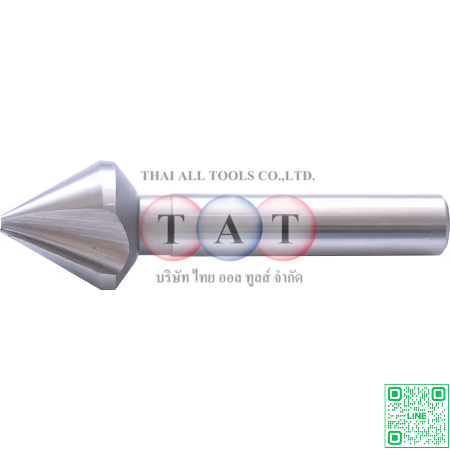 Sherwood 60°, Countersink, 16.5mm, Straight Shank, 3 fl, Cobalt High Speed Steel SHR0206150K