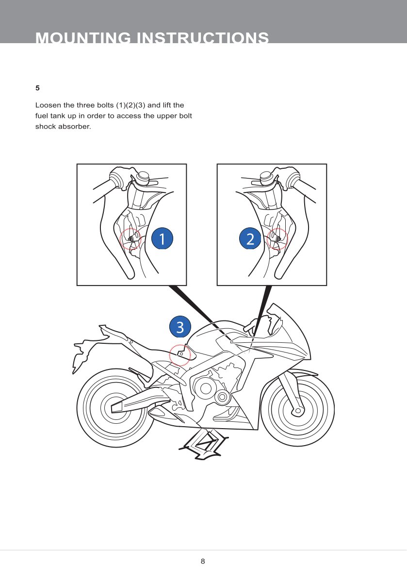 โช๊ค โช๊คแต่ง โช๊คมอเอตร์ไซค์ OHLINS FOR HONDA CB650F/CB650F