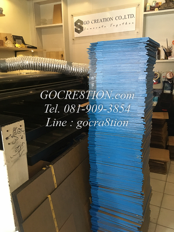 งาน อะคริลิค แปรรูป ตามแบบ April 2018 by GO CREATION