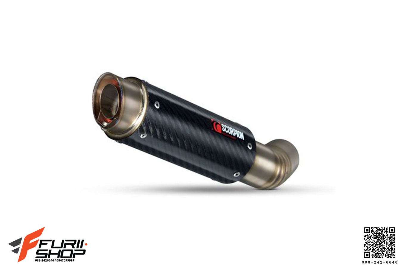 ท่อมอเตอร์ไซค์ SCORPION GP CARBON SLIP-ON FOR BMW S1000RR ท่อแต่ง ท่อสูตร ท่อบิ๊กไบค์ ท่อBigbike ท่อไอเสีย เอ็กพอร์ต
