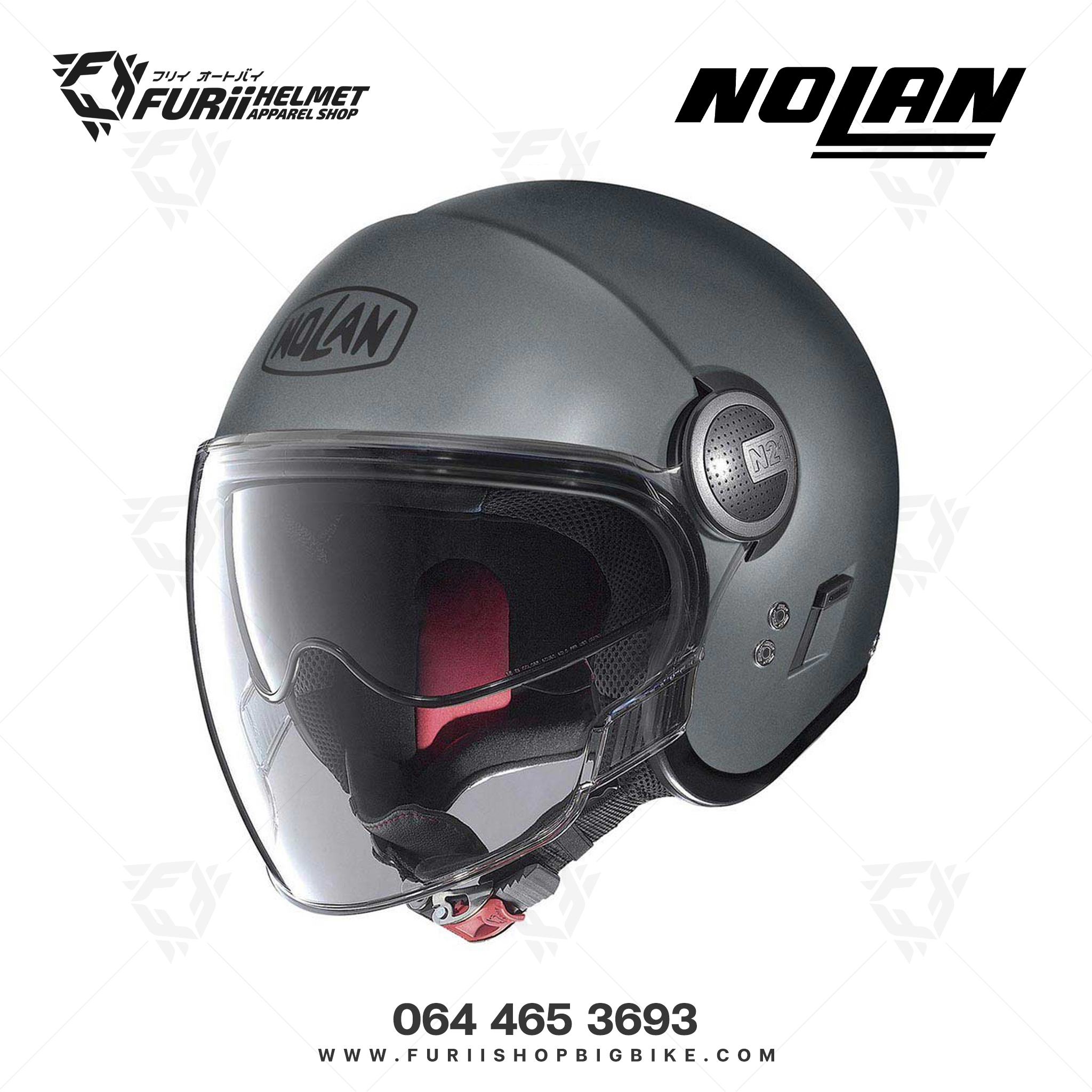 หมวกกันน็อค NOLAN Classic Slate Grey (8)