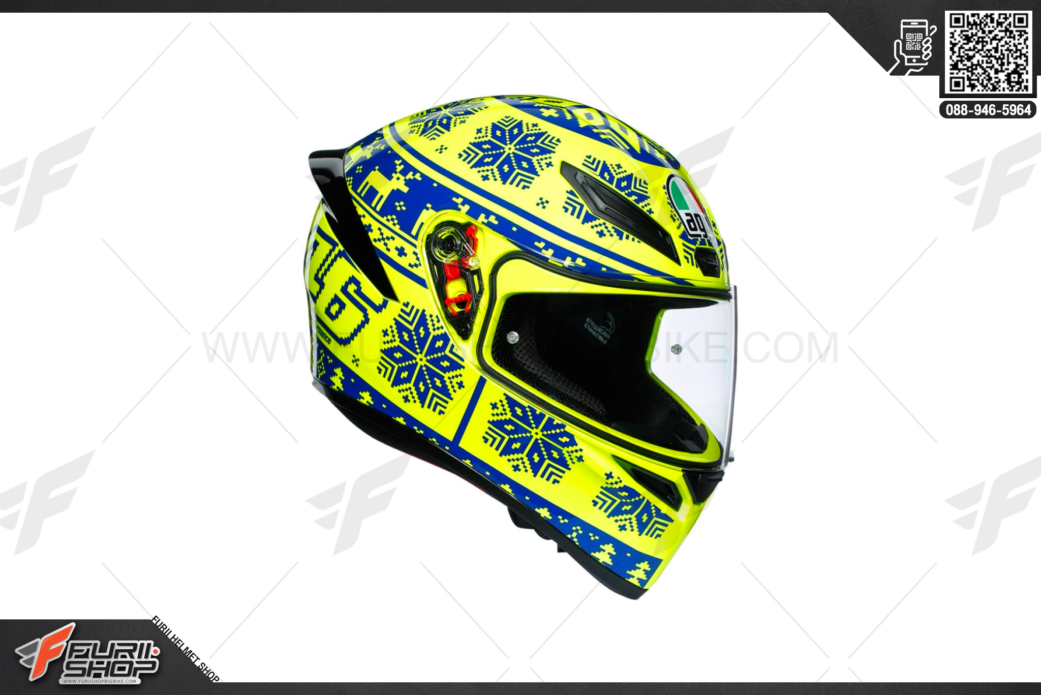 หมวกกันน็อค AGV K1 WINTER TEST 2015