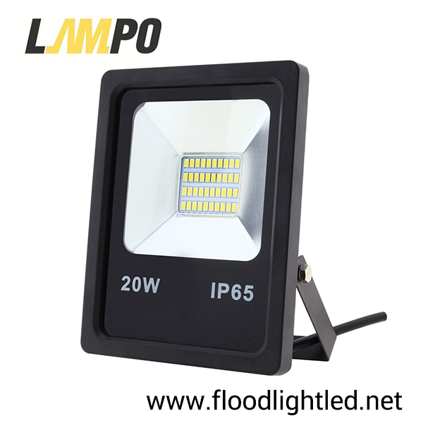 สปอร์ตไลท์ LED 20w รุ่นFIT ยี่ห้อLAMPO (แสงส้ม)