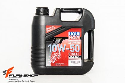 น้ำมันเครื่อง LIQUI MOLY (สังเคราะห์แท้ 100% Fully Synthetic) 10W-50 Street 4L