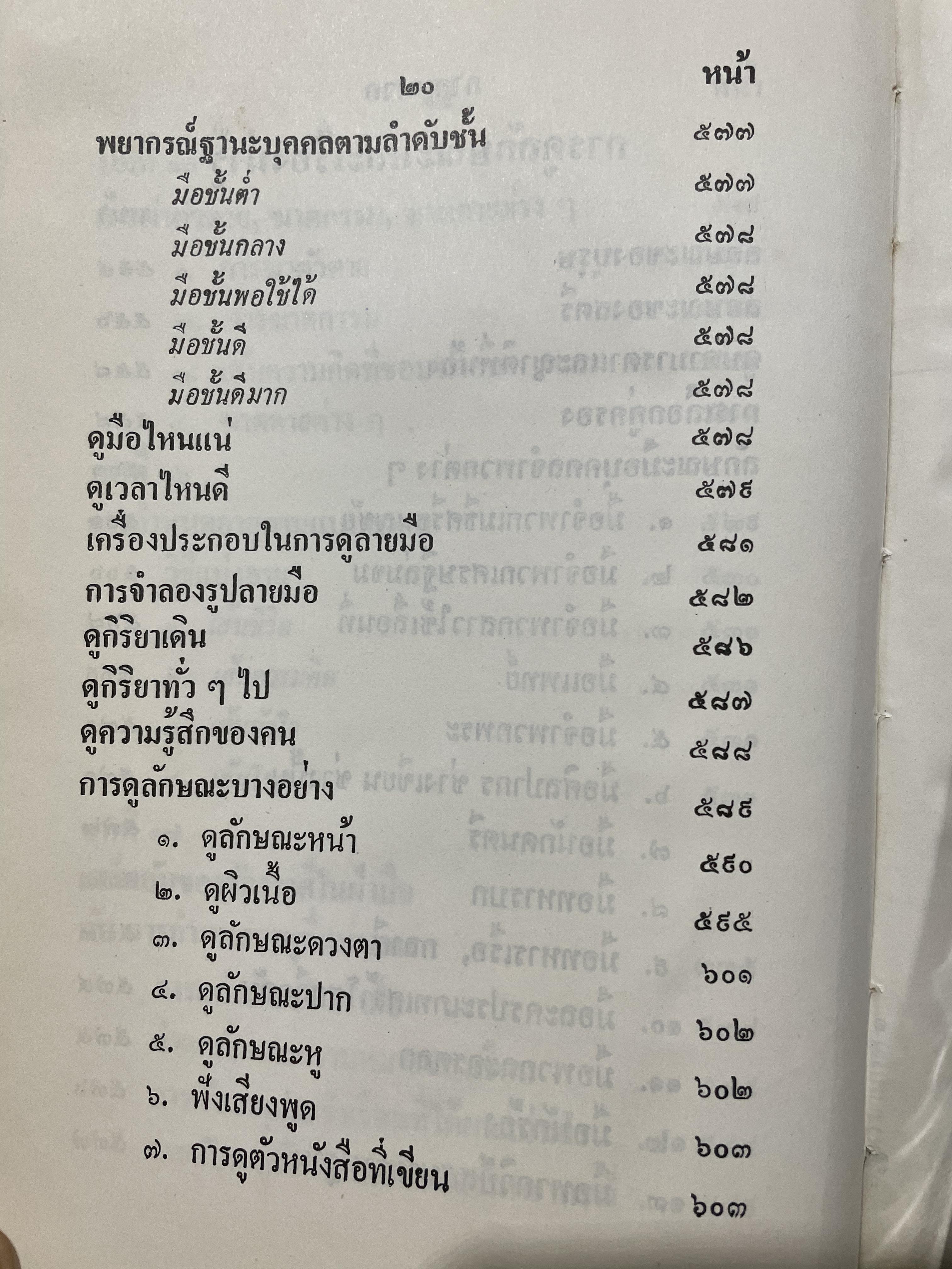 ตำรา หัตถเรขานิเทศ ตำราดูลายมือฉบับละเอียดพิศดาร สามรถใช้ทำนายได้ง่ายและแม่นยำ มีวิธีการดูลักษณะเสียงพูดของ หญิง-ชาย ประกอบด้วยภาพไม่น่อยกว่า 800 ภาพ เียนด้วยตนเอง ตั้งแต่ไม่รู้เลย จนถึงขั้นพยากรณีได้ ผู้เขียน พันตรี หลวงวุฒิรณพัสดุ์ 3 กก.