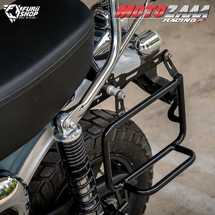 ตัวยึดกระเป๋าข้าง MOTOZAAA Side Rack Black : for Honda DAX 125