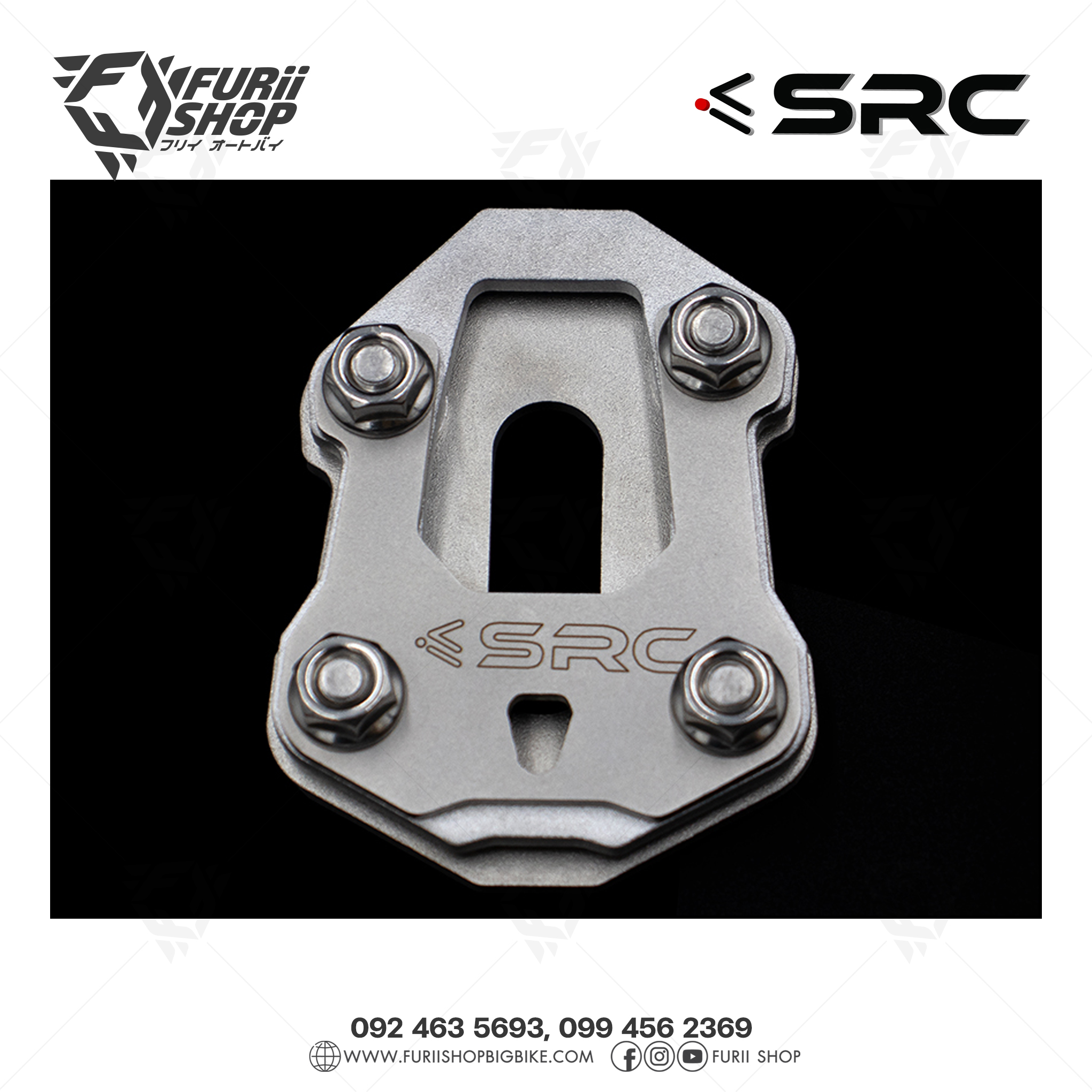 ขาตั้งเสริมขาตั้งข้างสำหรับ Honda Forza300 /All New Forza 350