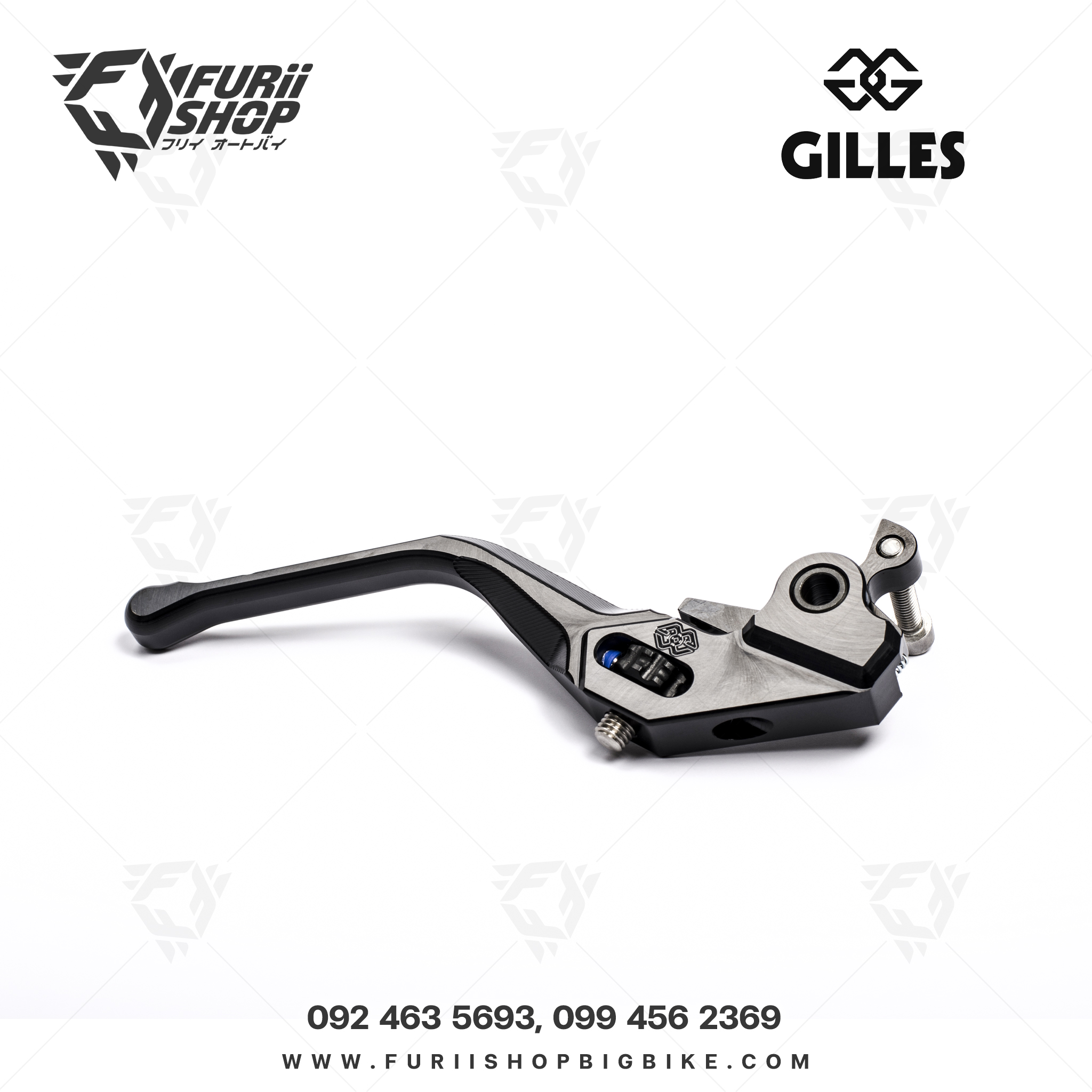 มือเบรก(ต่อชิ้น) Gilles tooling Hand Brake Lever : for Yamaha TMAX530 SX/DX 2017-2019 & TMAX560 2020-2021