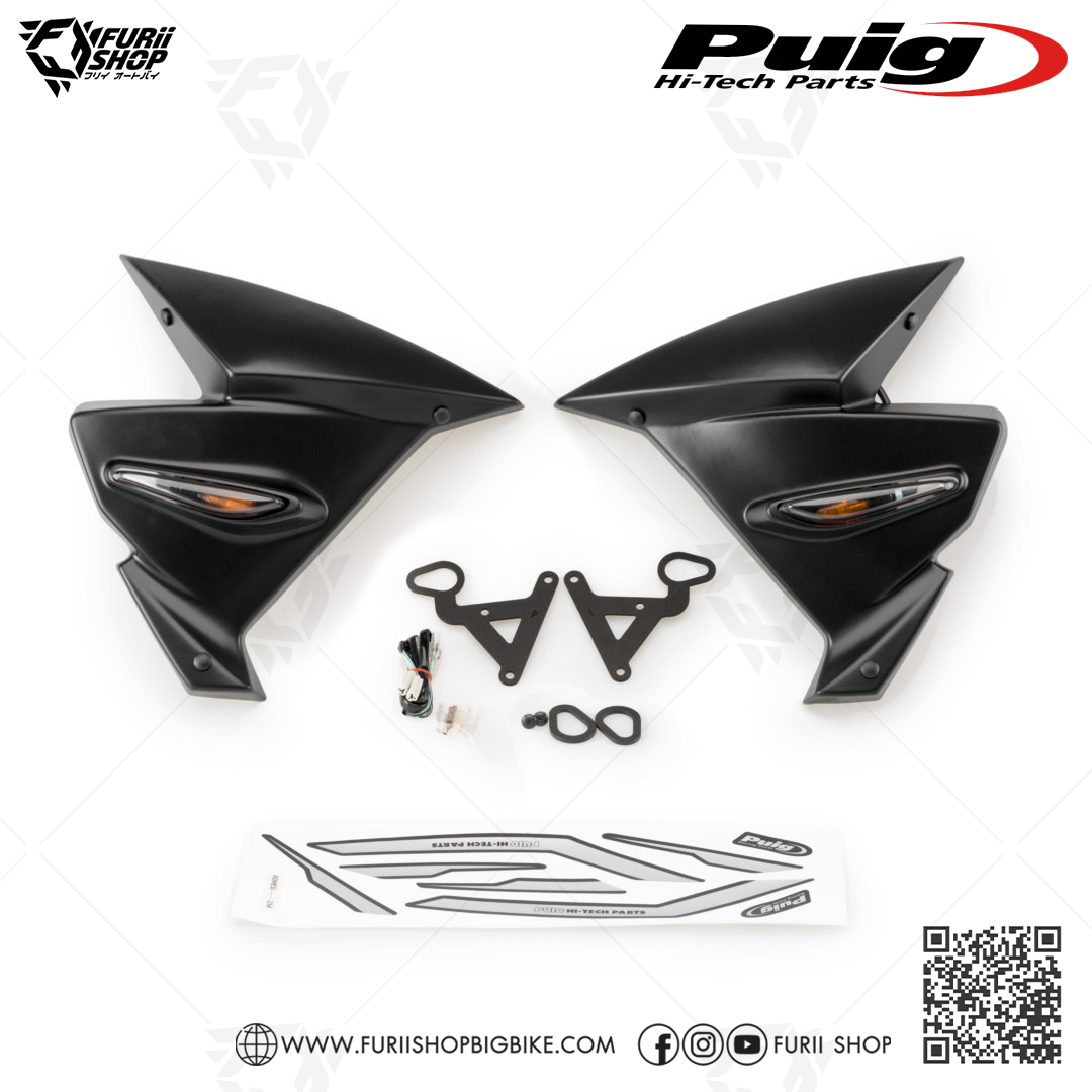 ครอบหม้อน้ำ Puig Radiator cover : for Yamaha FZ09/MT09 2017-2019