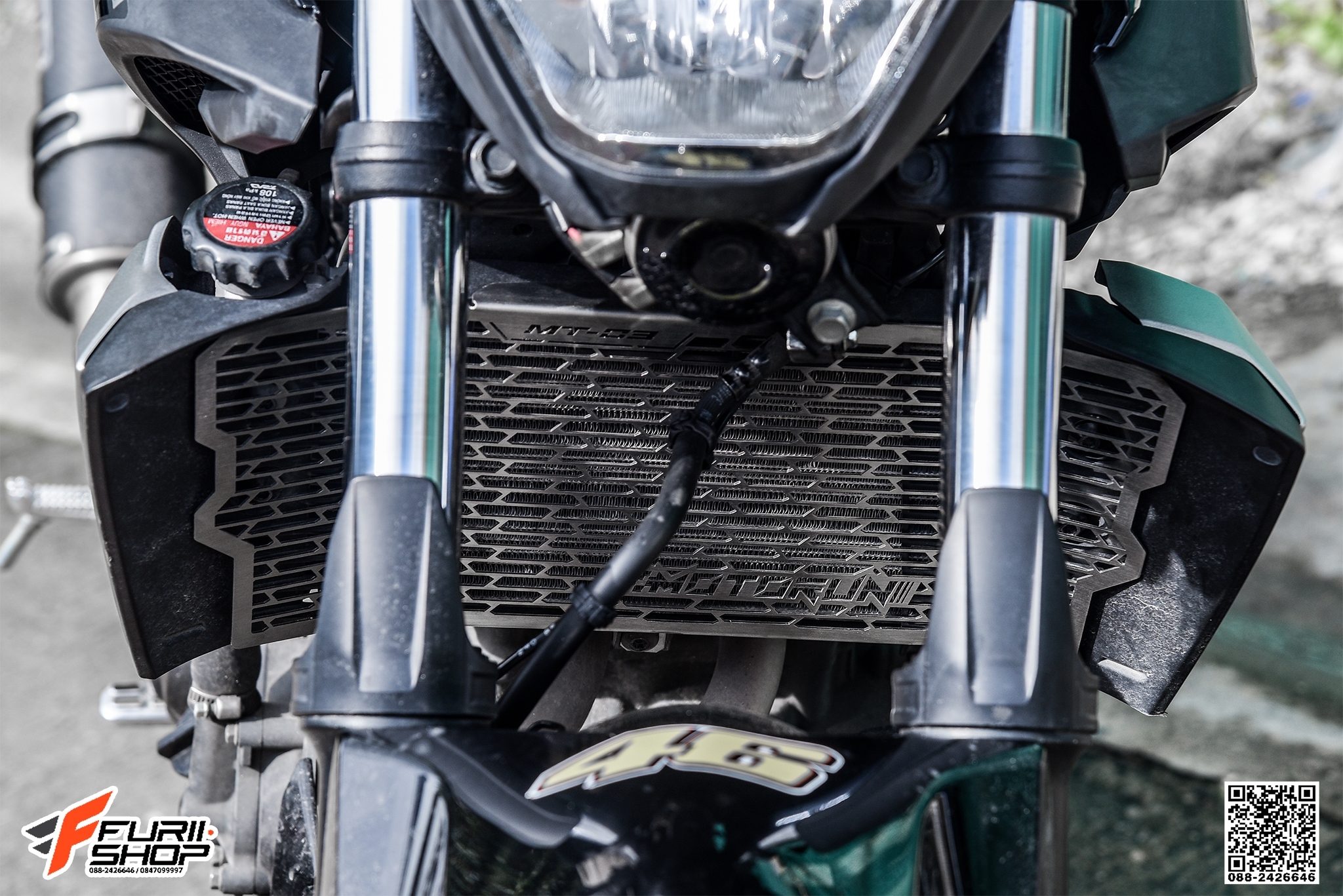 การ์ดหม้อน้ำ MOTORUN FOR YAMAHA MT03
