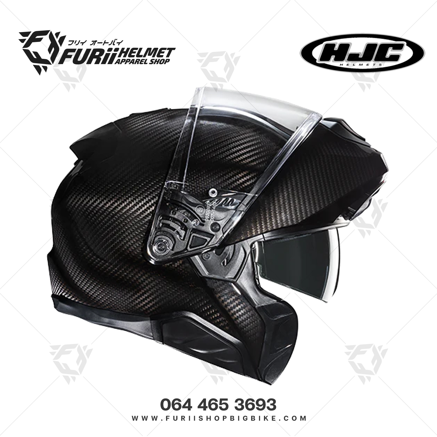 หมวกกันน็อค HJC RPHA 91 Modular Touring & Adventure Carbon RPHA 91