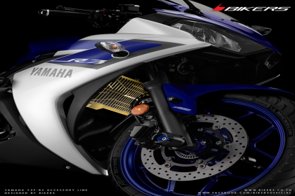 การ์ดหม้อน้ำ BIKERS FOR YAMAHA R3