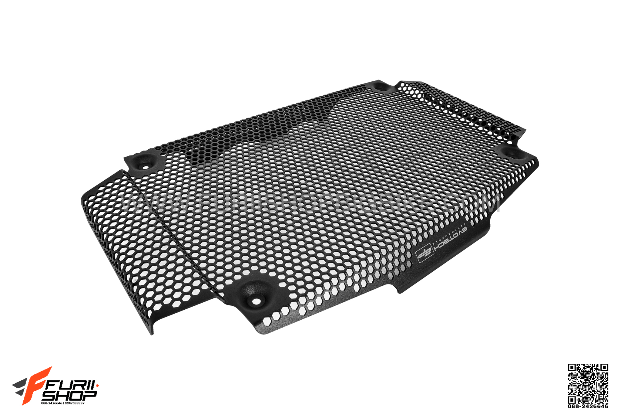 การ์ดหม้อน้ำ Evotech สำหรับ Kawasaki Z650/Ninja650