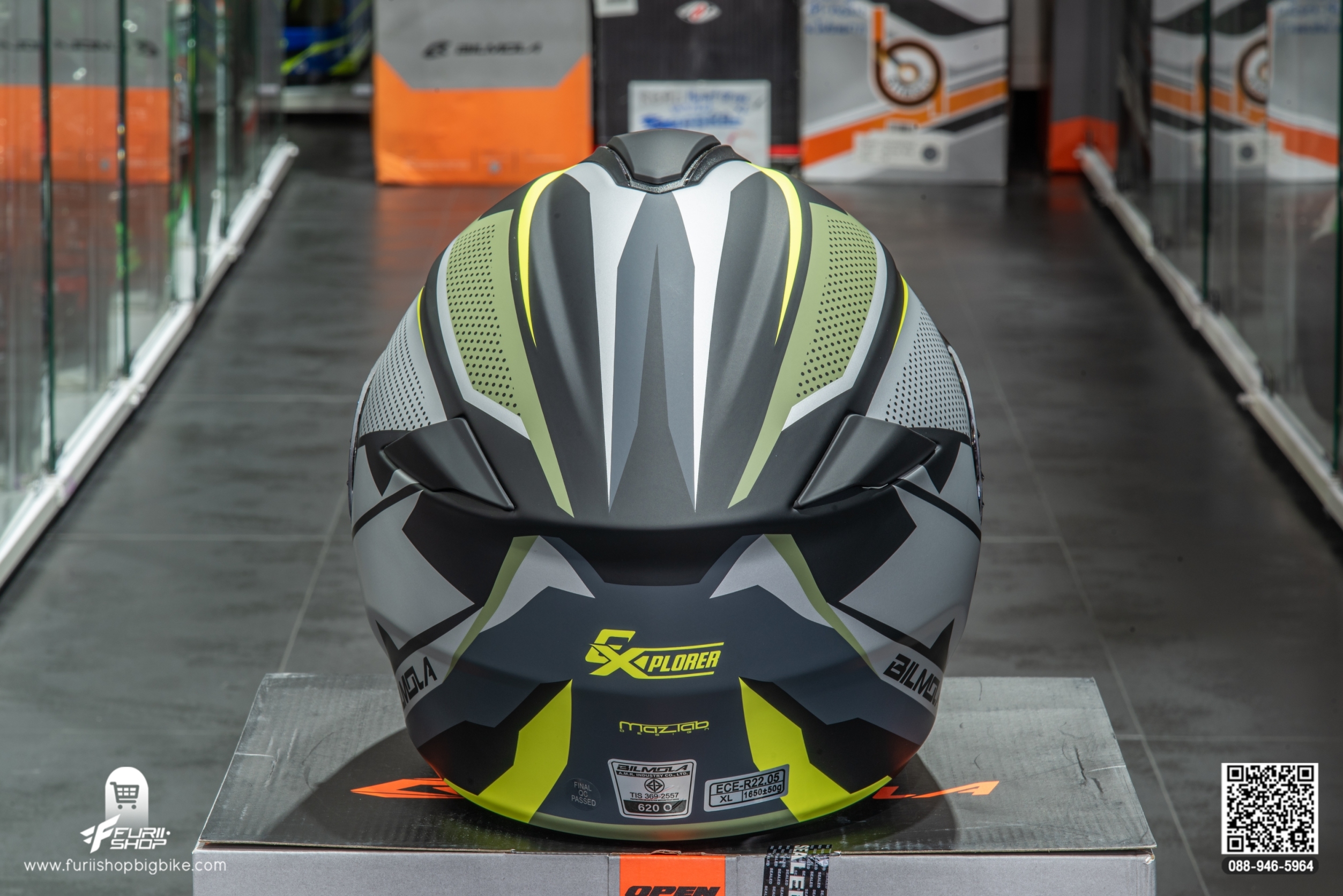 หมวกกันน็อค BILMOLA EXPLORER SX GREEN (MATTE)