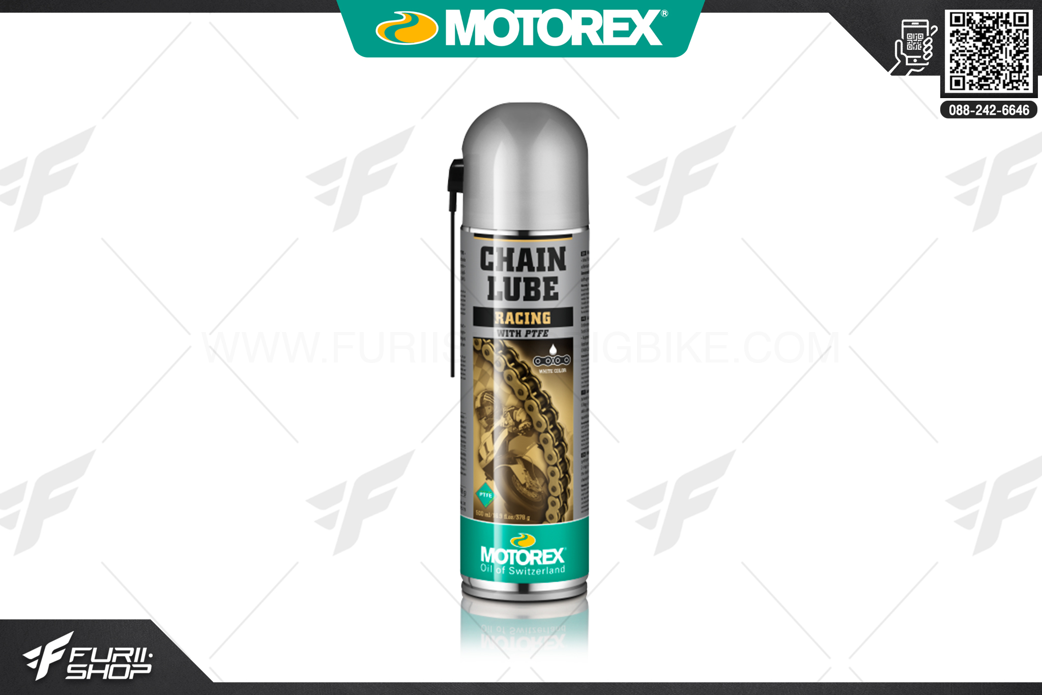 สเปรย์ฉีดโซ่ CHAIN CARE : CHAIN LUBE Racing (Size 500ml.)