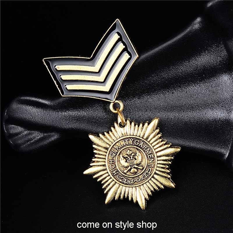 เข็มกลัดยศทหาร เหรียญ เข็มกลัดแฟชั่น เครื่องยศ คอสเพลย์ Army Brooch Pins Military Soldier Badge