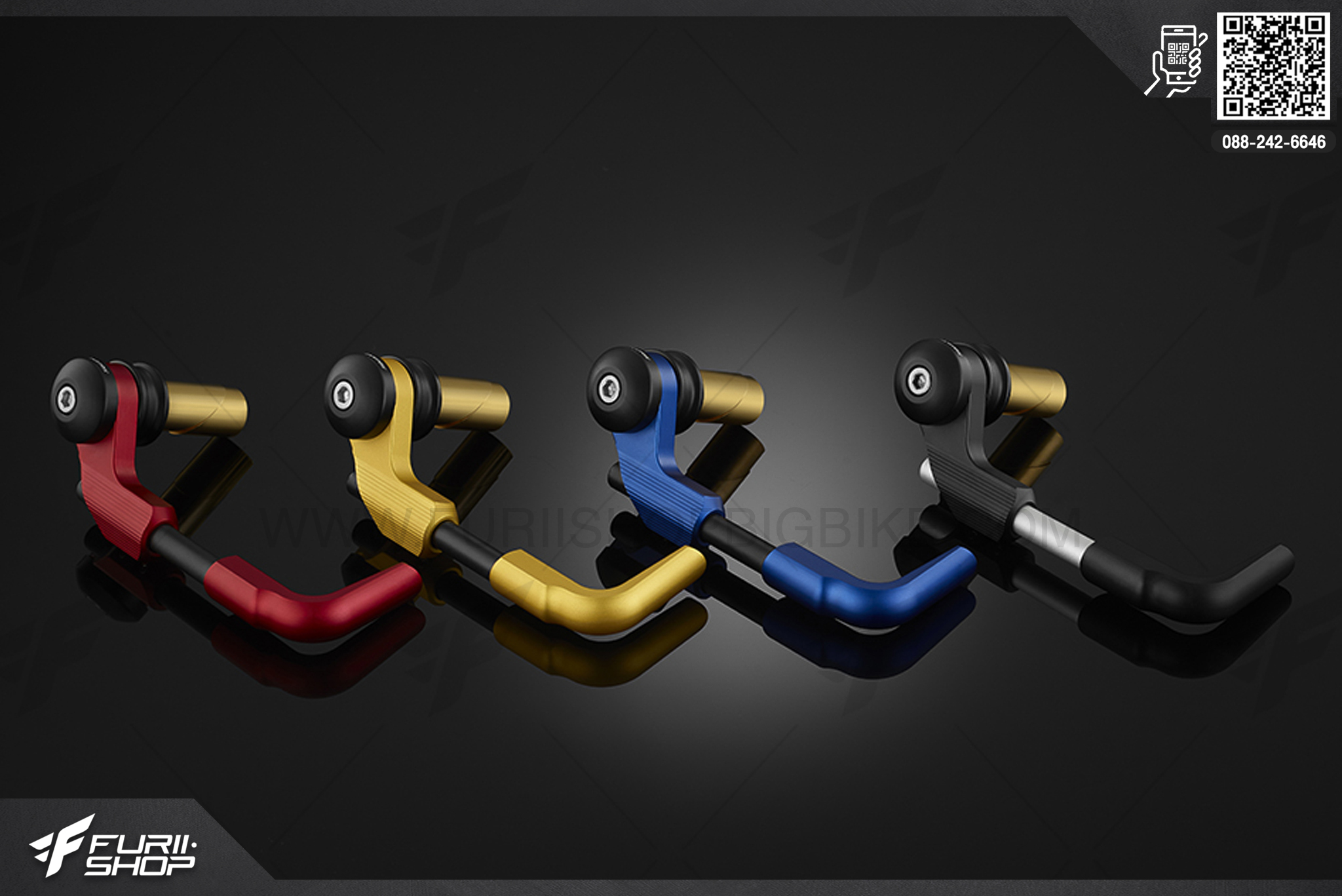โปรการ์ดแฮนด์ปรับระดับ (Adjustable Hand Guard) Kawasaki NINJA 250 (2013)