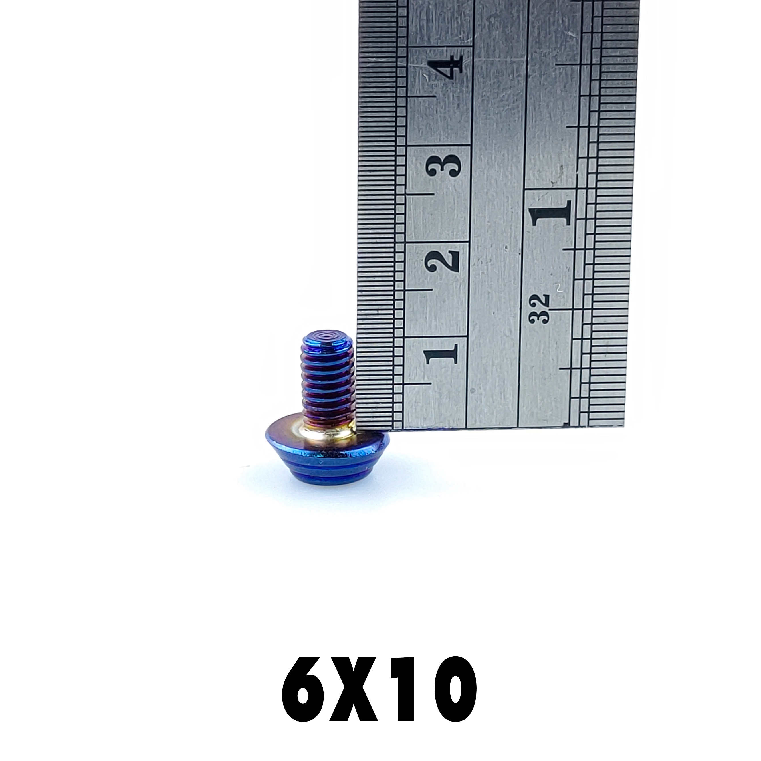 น็อตแต่งก้นหอย (เบอร์10 M6X10)